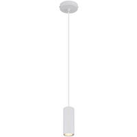 GLOBO Pendelleuchte JAMES 57918HW weiß Kunststoff Metall H/D: ca. 120x10 cm GU10 1 Brennstellen JAMES - weiß (10,00/120,00cm) - GLOBO