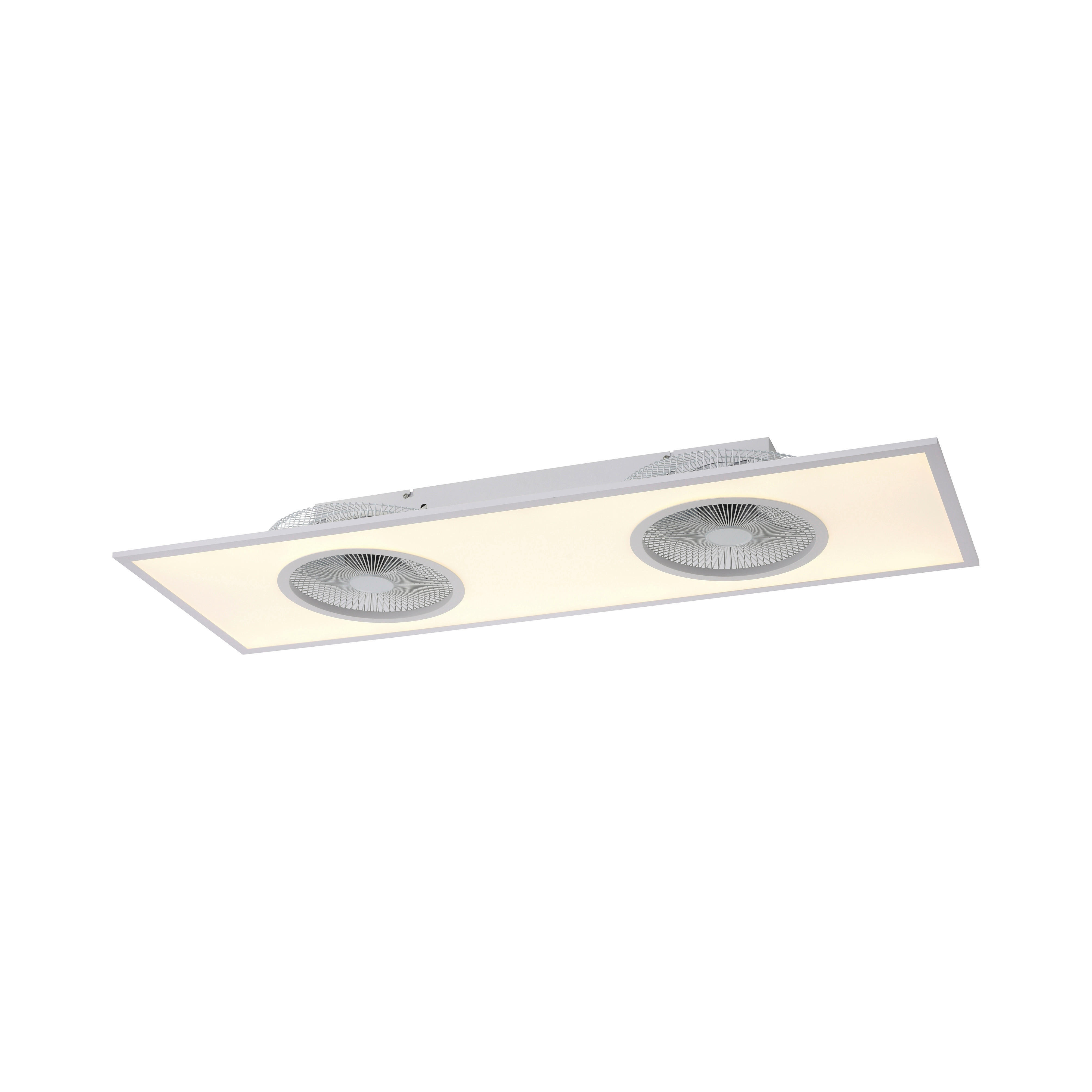 LED-Deckenventilator Flat-Air, CCT, weiß, 120x40cm günstig online kaufen