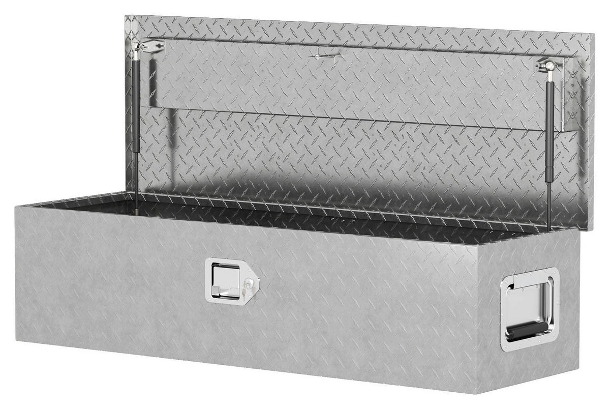 HOMCOM Gerätekasten B/H/L: ca. 33x25,5x99 cm Gerätekasten - silber (99,00/33,00/25,50cm) - HOMCOM