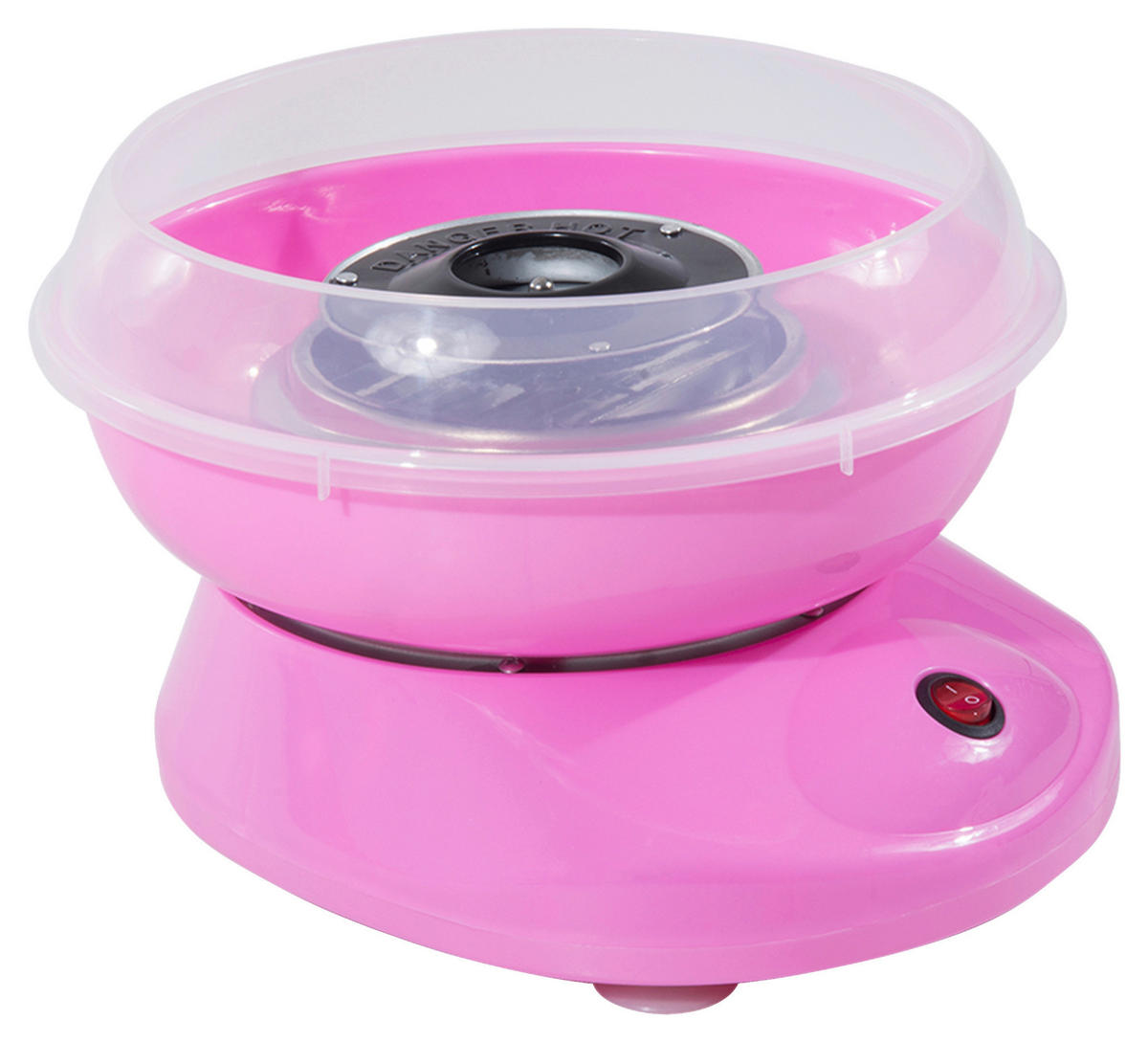 HOMCOM Küchengerät 800-016PK rosa Edelstahl Polypropylen B/H/L: ca. 26x27x18 cm Zuckerwattemaschine - rosa (18,00/26,00/27,00cm) - HOMCOM