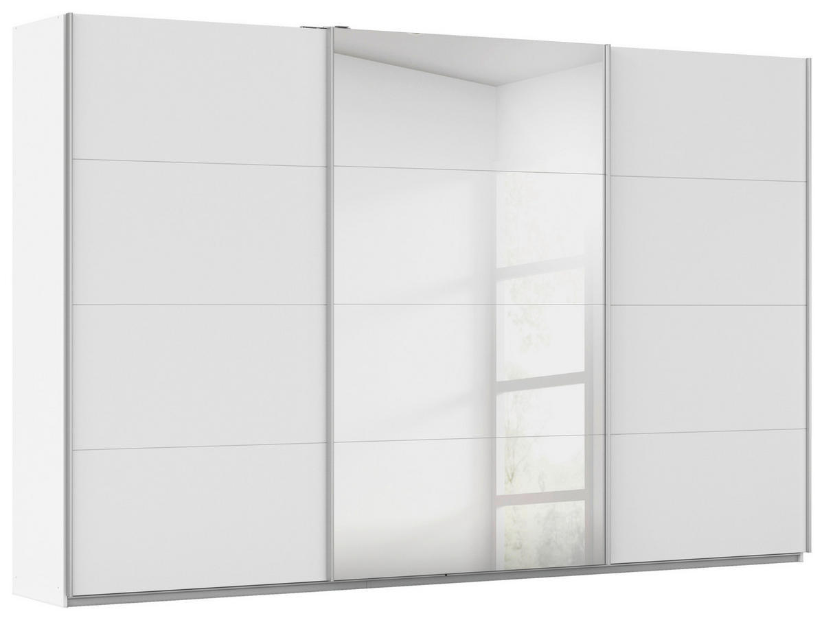 Kleiderschrank Kulmbach Alpinweiß B/H/T: ca. 360x229x62 cm Kulmbach - Alpinweiß/Alu (360,00/229,00/62,00cm)