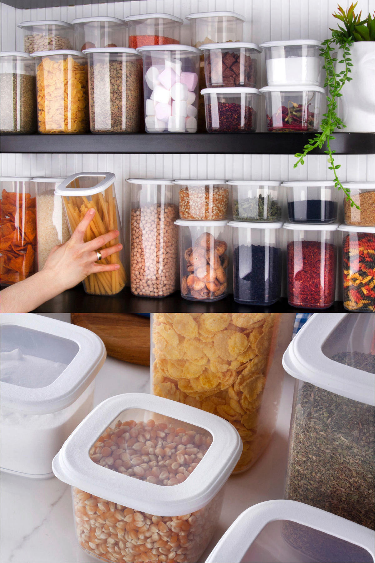 HermiaConcept Vorratsdosenset 24tlg. weiß 24tlg. - weiß - HermiaConcept