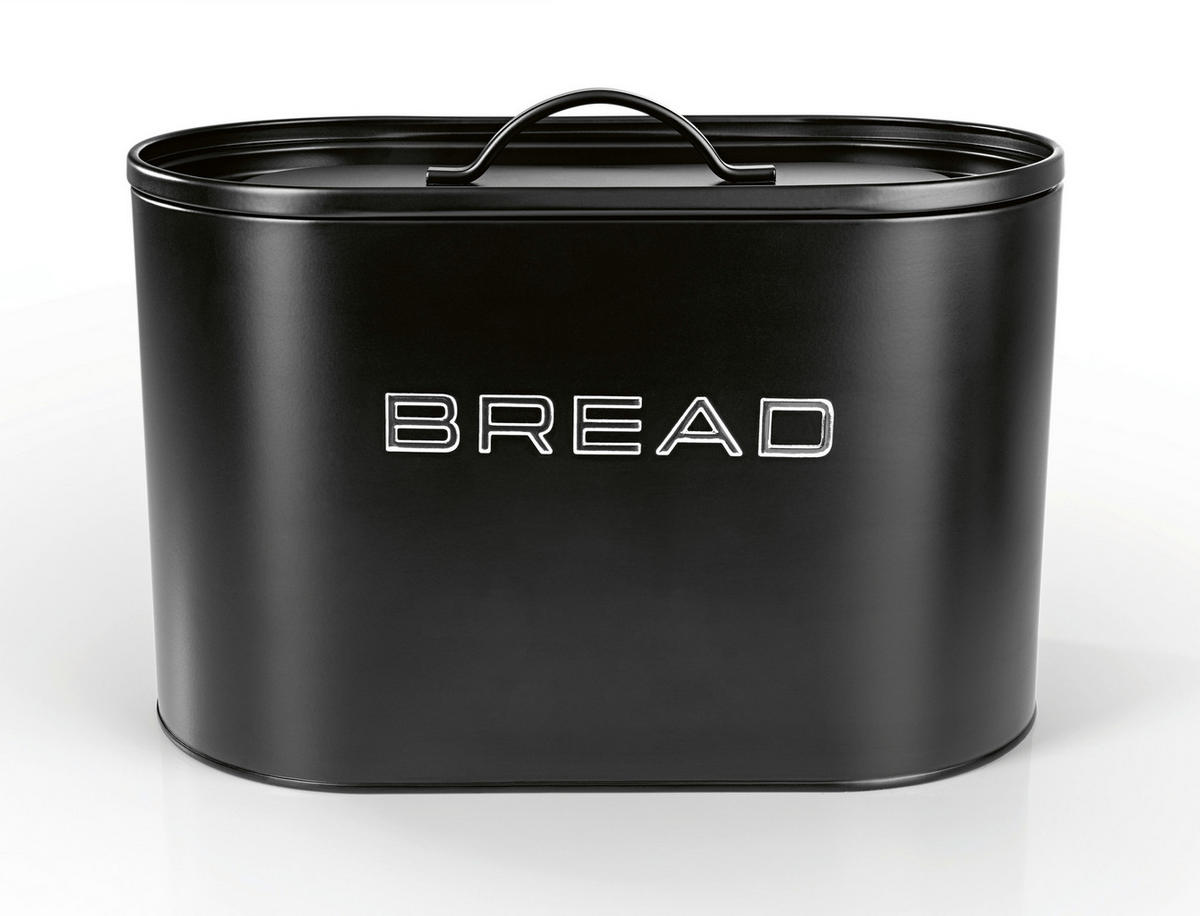 GOURMETmaxx Vorratsdosenset schwarz B/H/L: ca. 18x23x34 cm Vorratsdosenset_8tlg. - schwarz (34,00/18,00/23,00cm) - GOURMETmaxx