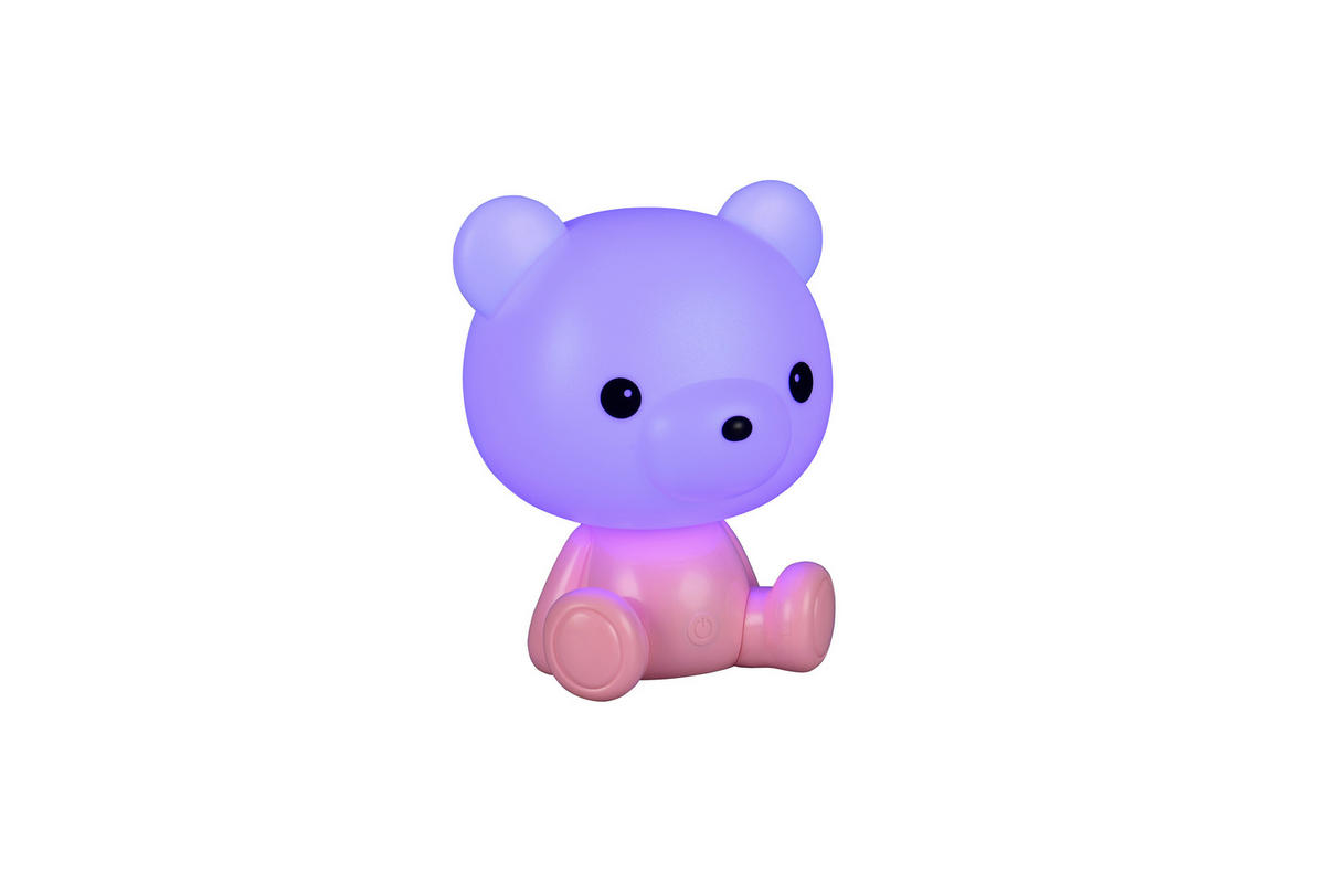 Reality LED Tischleuchte CUTIE pink Kunststoff B/H/T: ca. 21x25,5x19 cm 1 Brennstellen Cutie - pink (21,00/25,50/19,00cm) - Reality