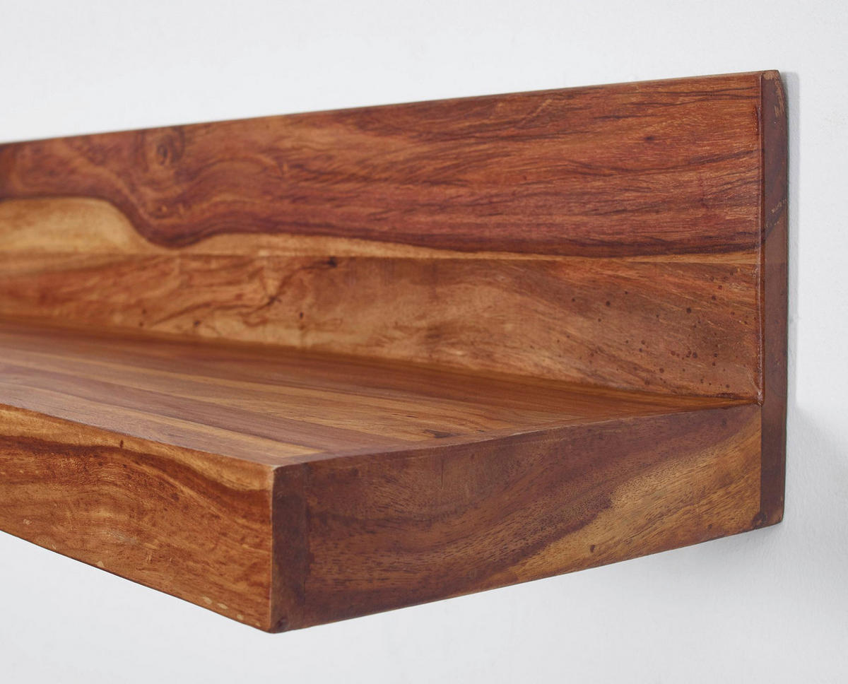 Wandregal natur B/H/T: ca. 160x17x24 cm Wandregal - natur (160,00/17,00/24,00cm) - Wohnling