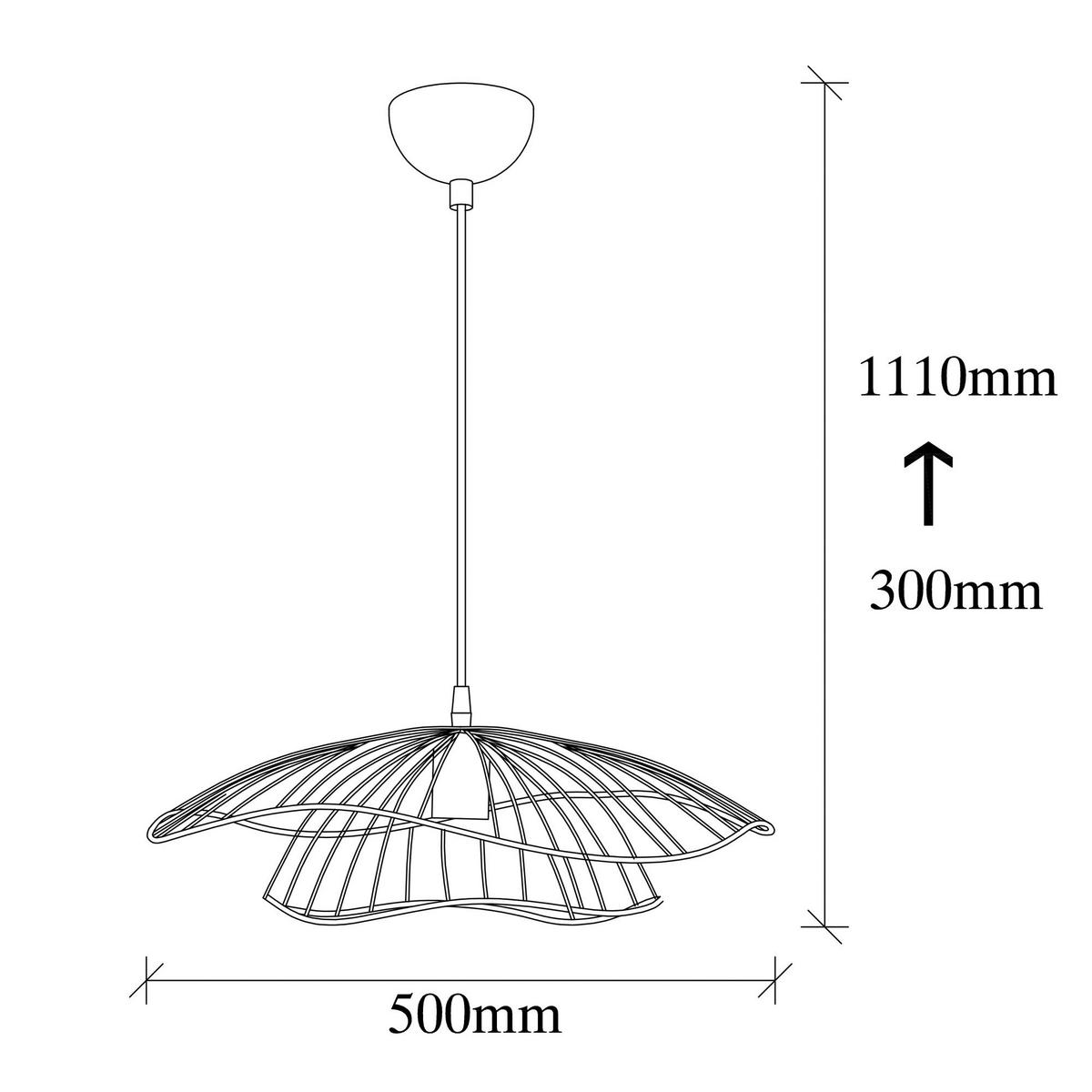 Opviq Pendelleuchte Tel schwarz Metall B/H/T/L/D: ca. 50x111x50x50x50 cm E27 1 Brennstellen Tel - schwarz (50,00/50,00/111,00cm) - Opviq