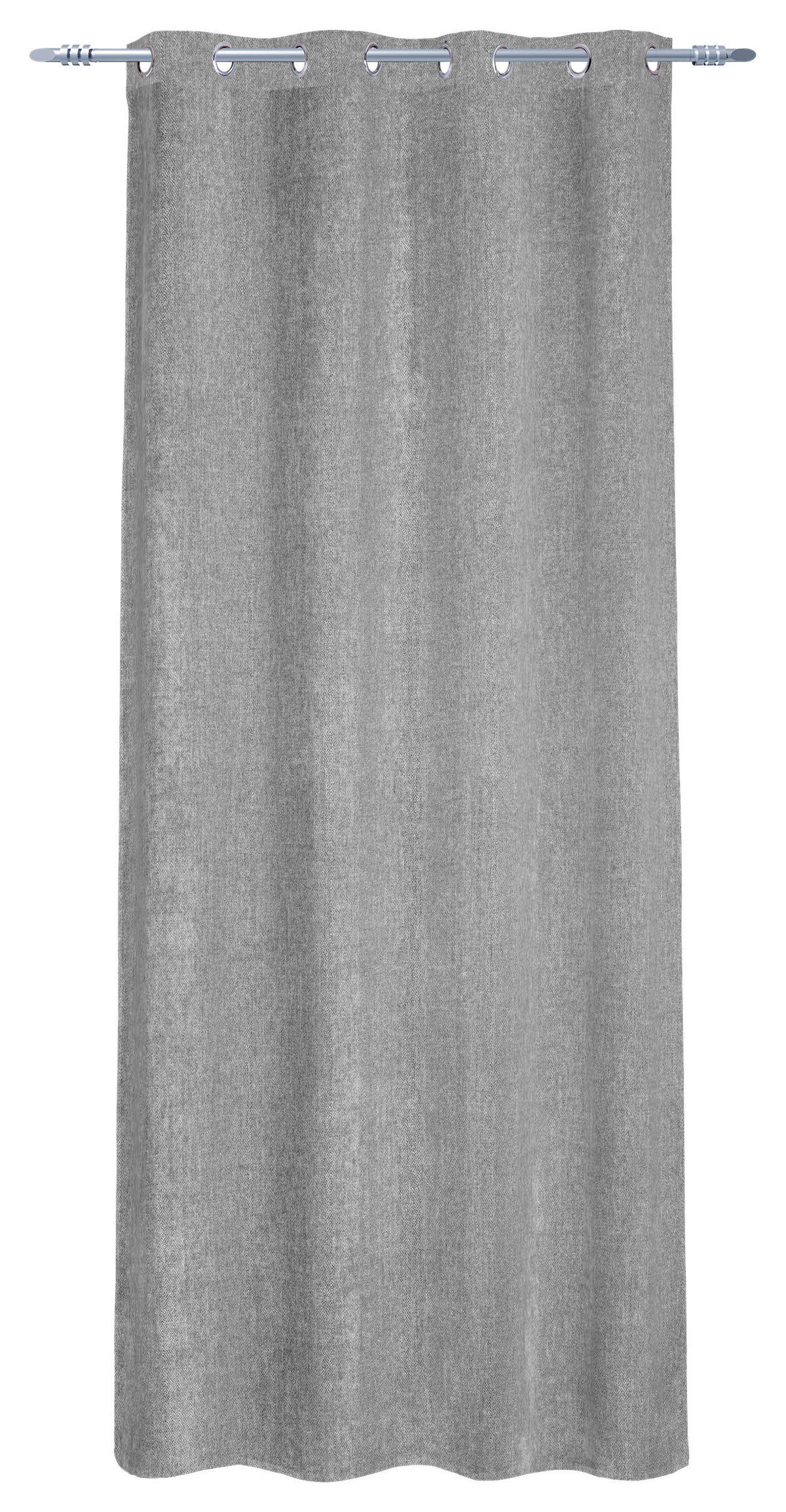 Ösenvorhang Kristina silber B/L: ca. 135x245 cm Kristina - silber (135,00/245,00cm)