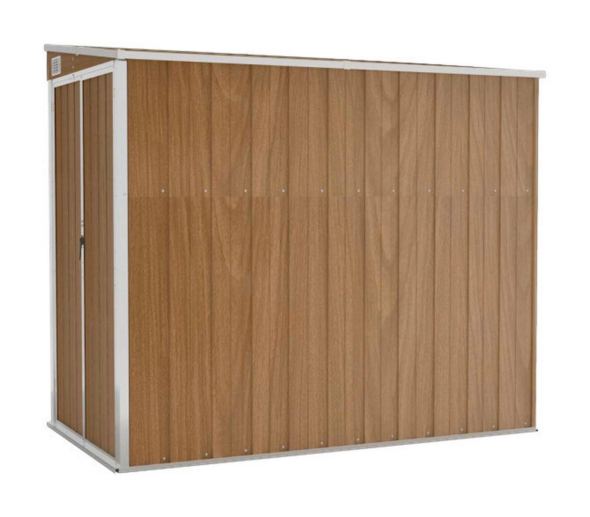 vidaXL Gartenhaus braun B/H/T: ca. 118x178x194 cm Gartenhaus - braun (118,00/178,00/194,00cm) - vidaXL