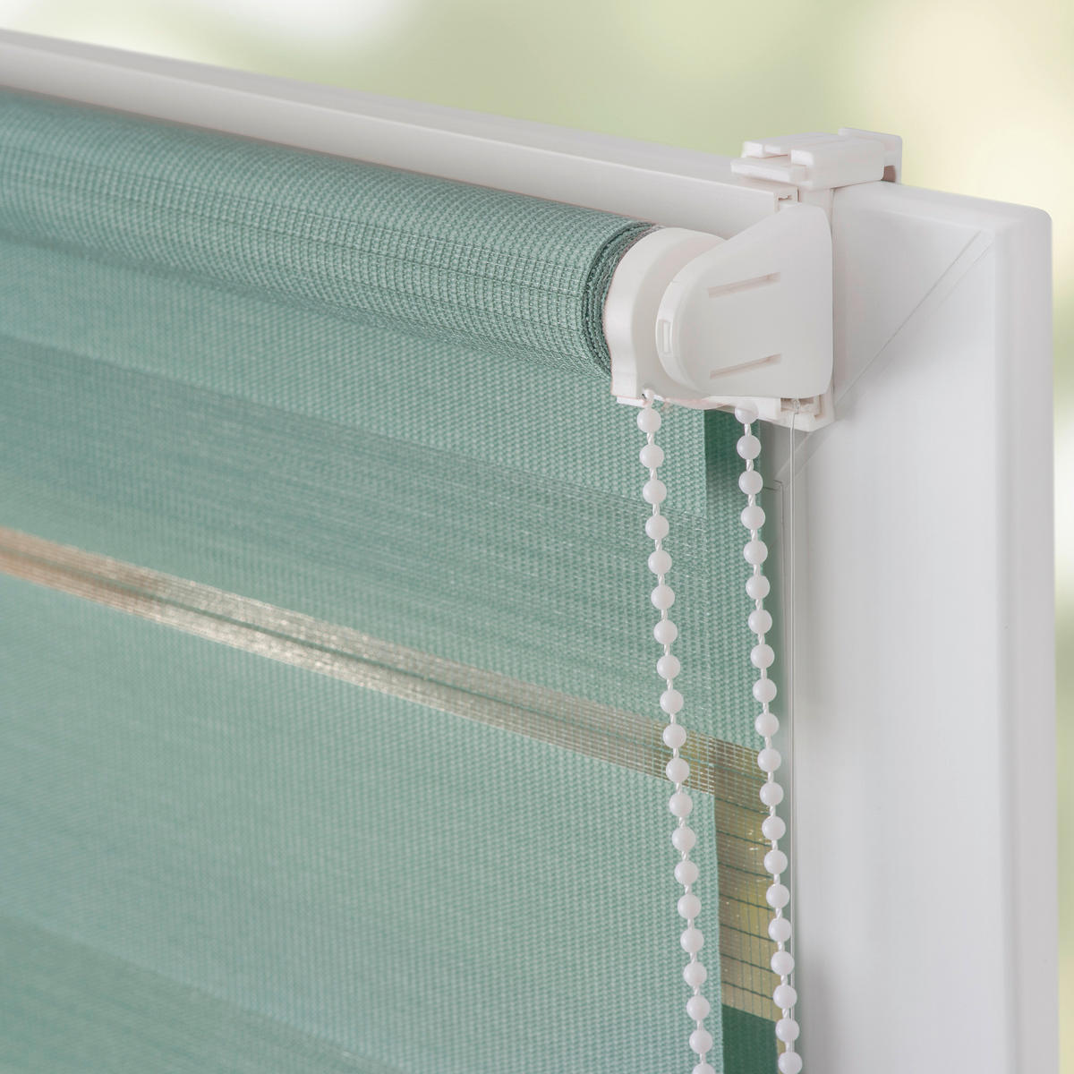 Doppelrollo Duo salbei B/L: ca. 45x150 cm Duo - salbei (45,00/150,00cm) - LICHTBLICK