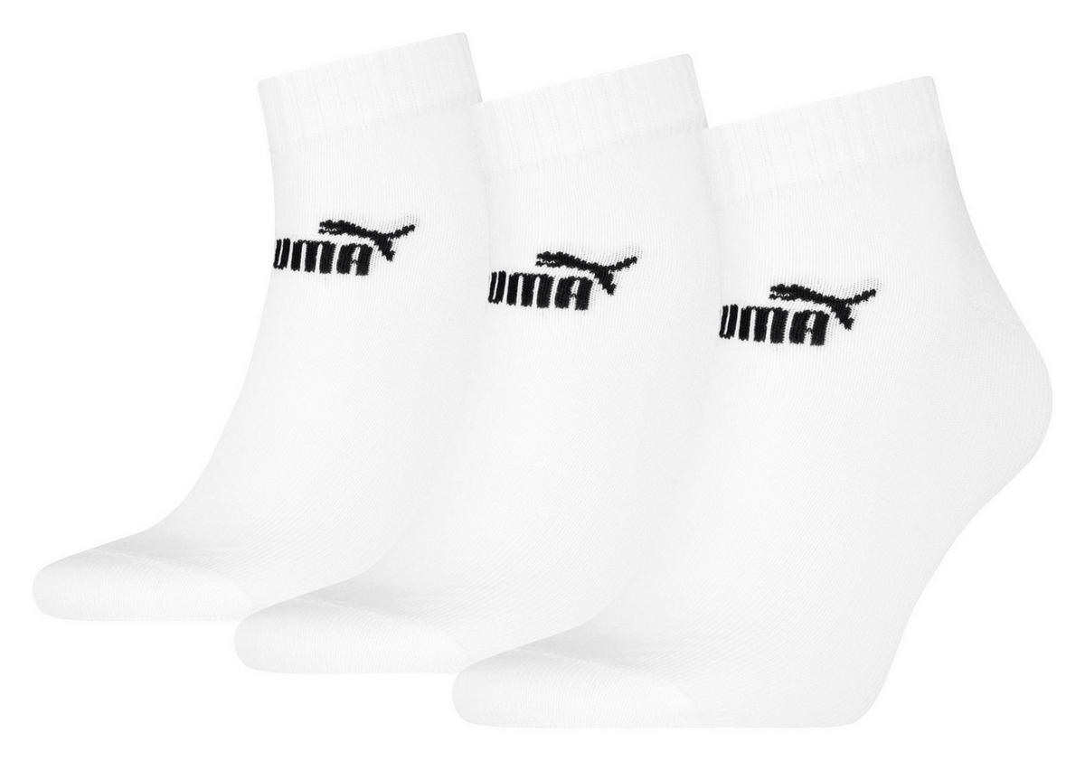 Puma Damen & Herren-Socken Puma weiß 3 Packstücke Größe 35-38 Puma - weiß - Puma