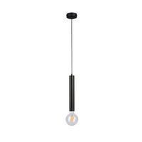 SPOT Light Pendelleuchte 16709104 schwarz Metall H/D: ca. 35x10 cm E27 1 Brennstellen Barrel - schwarz (10,00/35,00cm) - SPOT Light