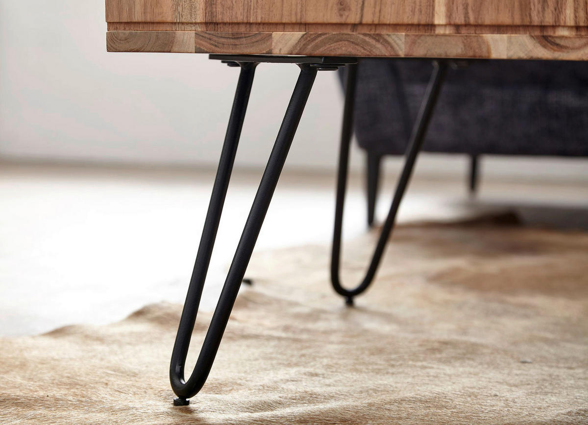 Couchtisch braun B/H/T: ca. 60x40x60 cm Couchtisch - braun (60,00/40,00/60,00cm) - Wohnling