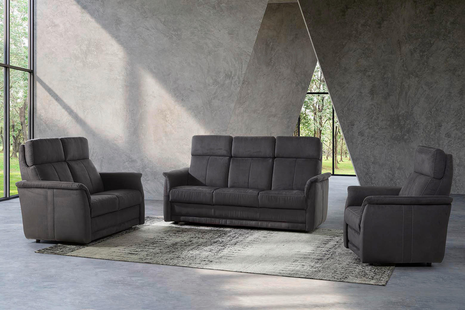 Sofa Elysee Microfaser B/H/T: ca. 198x10...