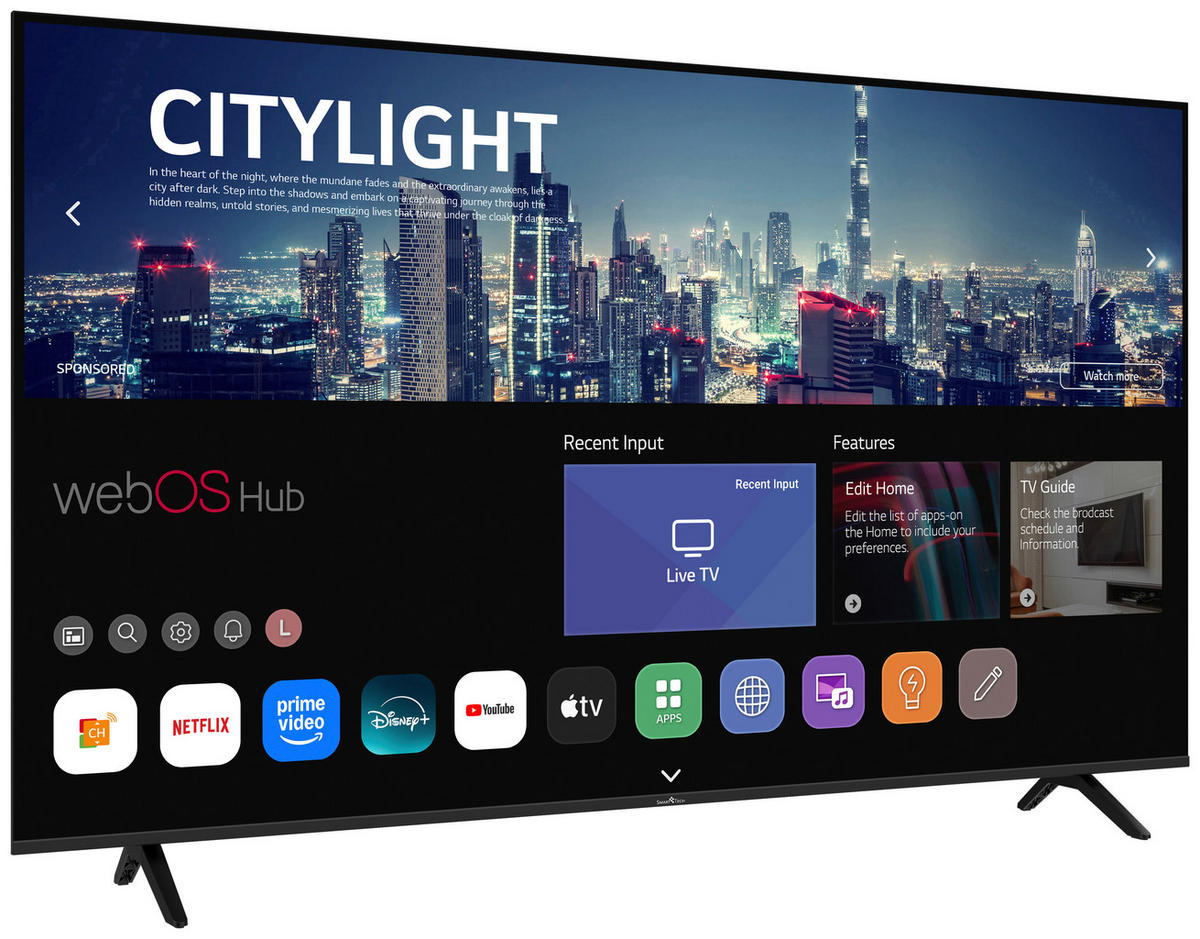 Smart-Tech LED-TV D: ca. 164 cm LED-TV_65"_4K_65UW02K_SmartTech - (164,00cm) - Smart-Tech