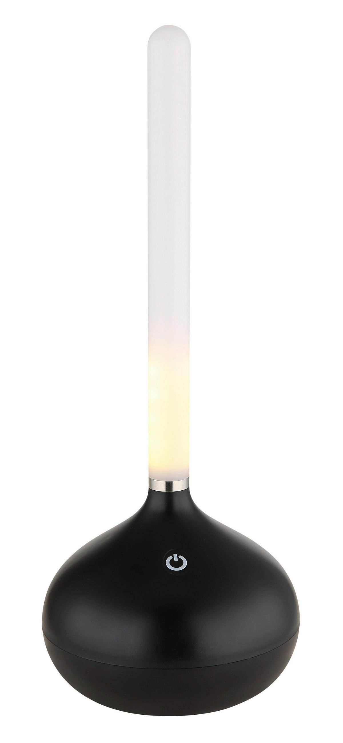 GLOBO LED-Tischleuchte TURNER 28067S Opal mattschwarz Kunststoff H/D: ca. 24,3x9,6 cm 1 Brennstellen TURNER - Opal/mattschwarz (9,60/24,30cm) - GLOBO