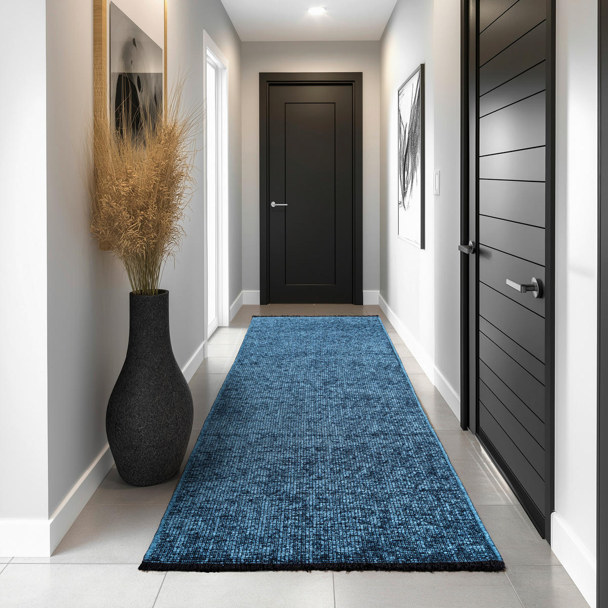 Ayyildiz Teppich SPACE blau B/L: ca. 80x150 cm SPACE - blau (80,00/150,00cm) - Ayyildiz