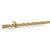 Stilgarnituren Kappe champagner Metall D: ca. 1,9 cm ausziehbar von ca. 130 bis 240 cm 1.0 Läufe Kappe - gold/champagner (1,90cm) - POCOline