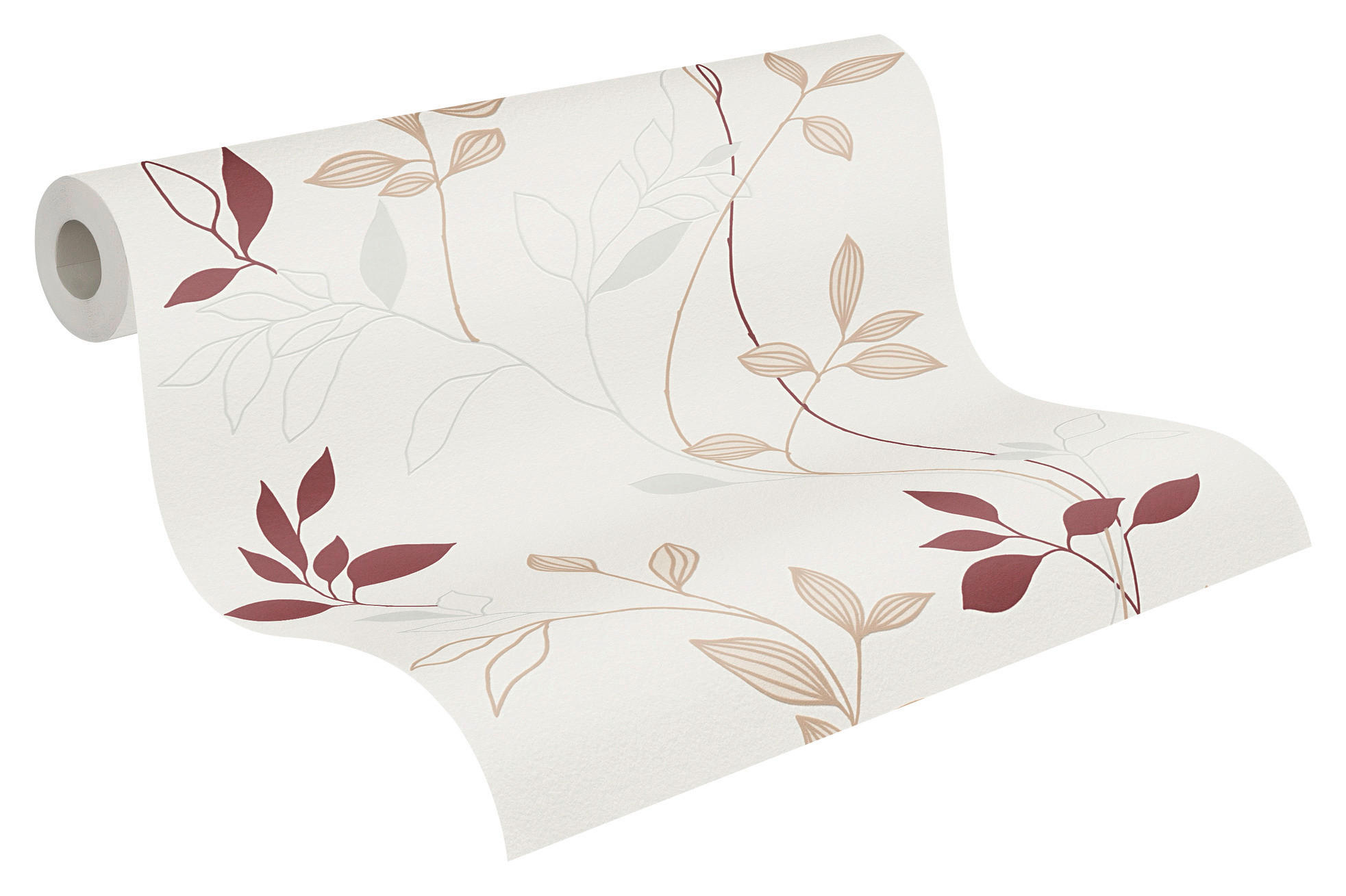 A.S.Creation Vliestapete rot beige B/H/D: ca. 53x1005x9,6 cm Vliestapete - beige/rot (9,60/1005,00cm) - A.S.Creation