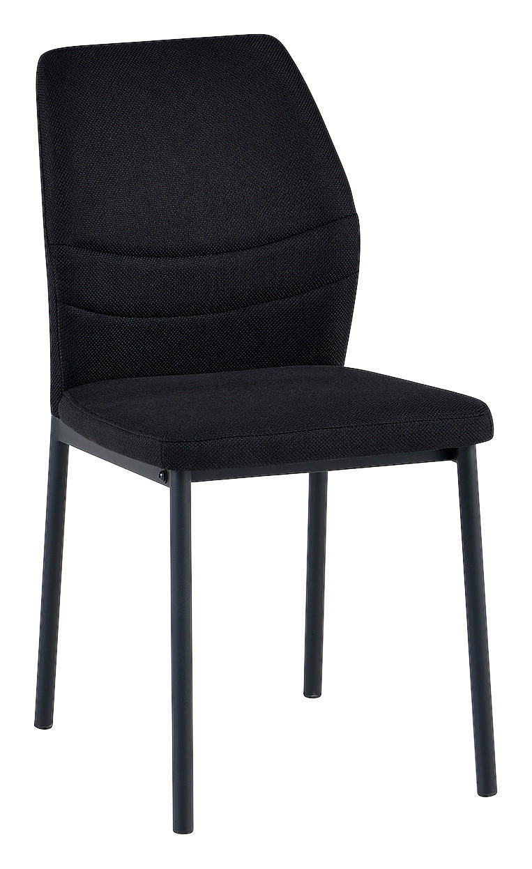 Stuhl Marbella schwarz Webstoff B/T: ca. 45x56 cm Marbella - schwarz (45,00/56,00cm)