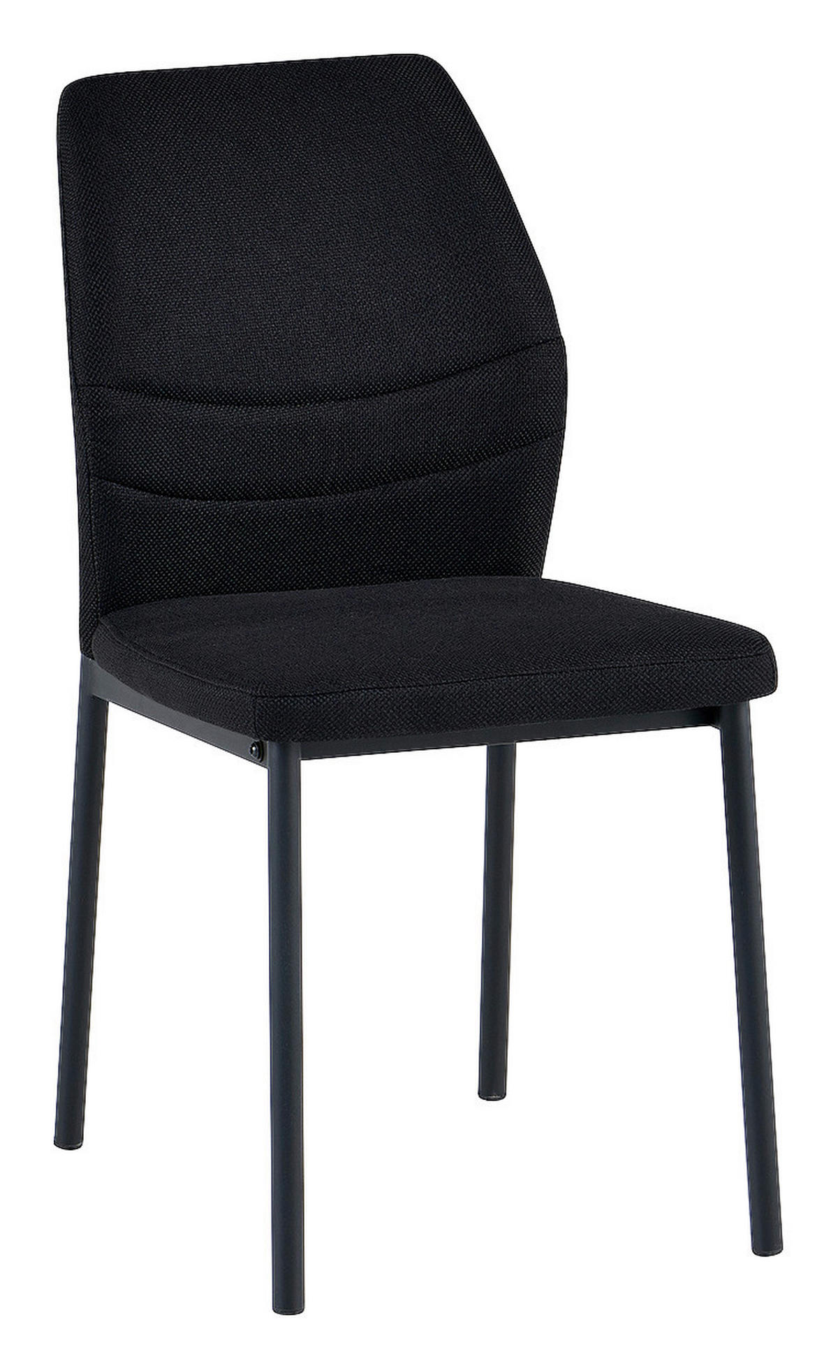 Stuhl Marbella schwarz Webstoff B/T: ca. 45x56 cm Marbella - schwarz (45,00/56,00cm)