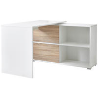 Schreibtisch weiß Nachbildung B/H/T: ca. 120x76x120 cm Schreibtisch 4036 - weiß (120,00/76,00/120,00cm)