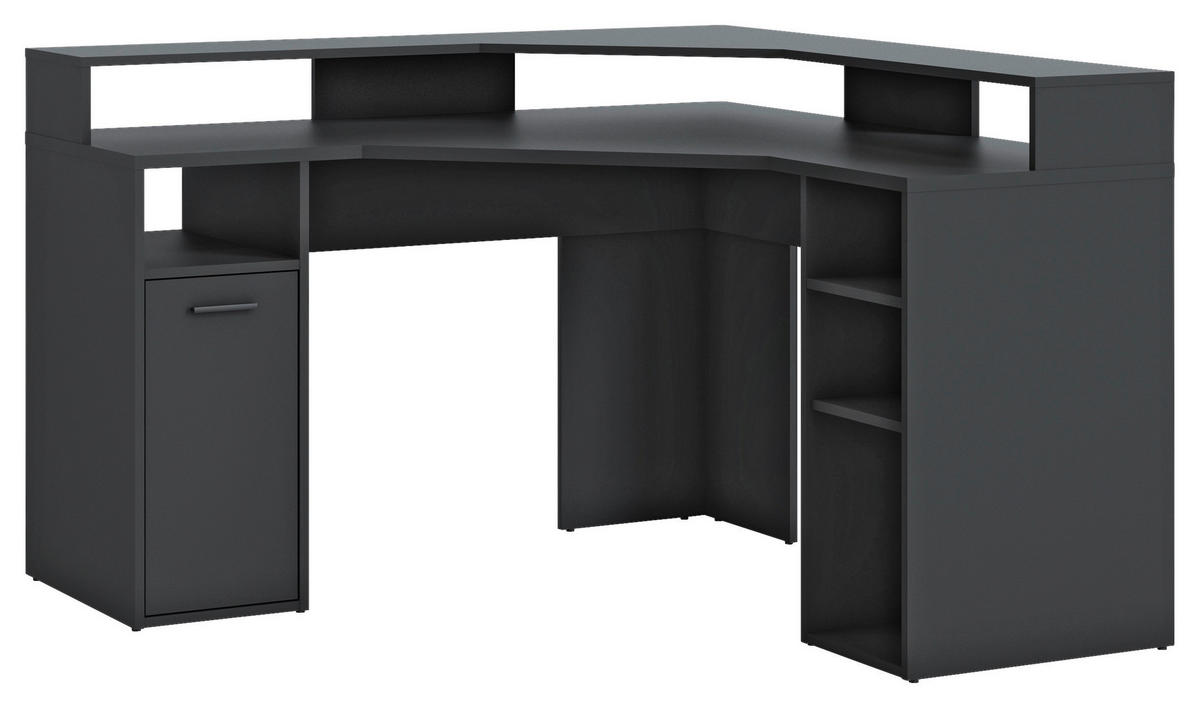 Eckschreibtisch Zocker anthrazit B/H/T: ca. 139x90x139 cm Zocker - anthrazit (139,00/90,00/139,00cm)