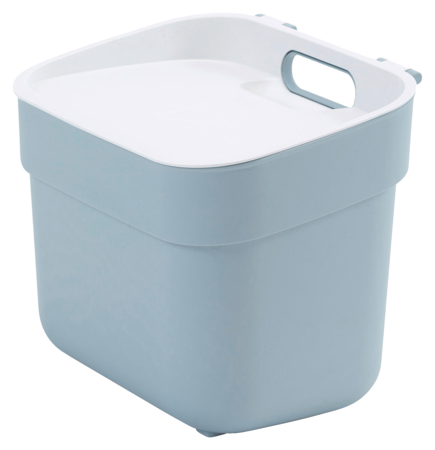 Curver Abfalleimer blau B/H/L: ca. 18,6x20,3x25 cm Abfalleimer_ca.5l - blau (25,00/18,60/20,30cm) - Curver