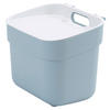 Curver Abfalleimer blau B/H/L: ca. 18,6x20,3x25 cm Abfalleimer_ca.5l - blau (25,00/18,60/20,30cm) - Curver