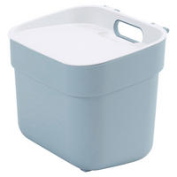 Curver Abfalleimer blau B/H/L: ca. 18,6x20,3x25 cm Abfalleimer_ca.5l - blau (25,00/18,60/20,30cm) - Curver