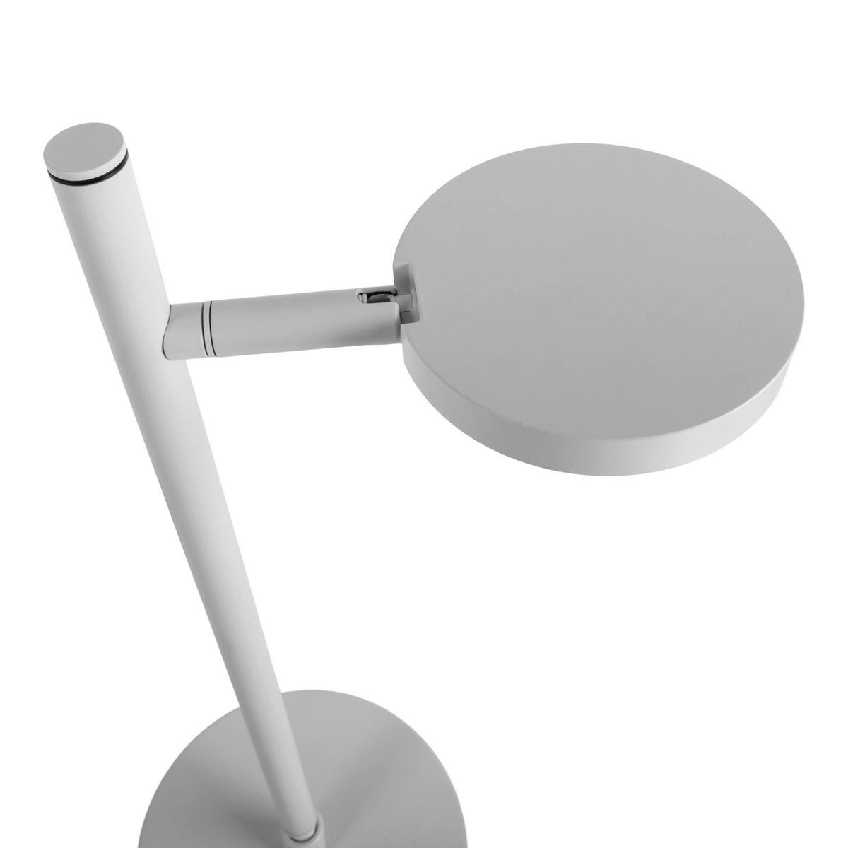 Näve Leuchten LED-Tischleuchte weiß Kunststoff Metall B/H/T: ca. 22,6x45x16 cm LUPA - weiß (22,60/45,00/16,00cm) - Näve Leuchten