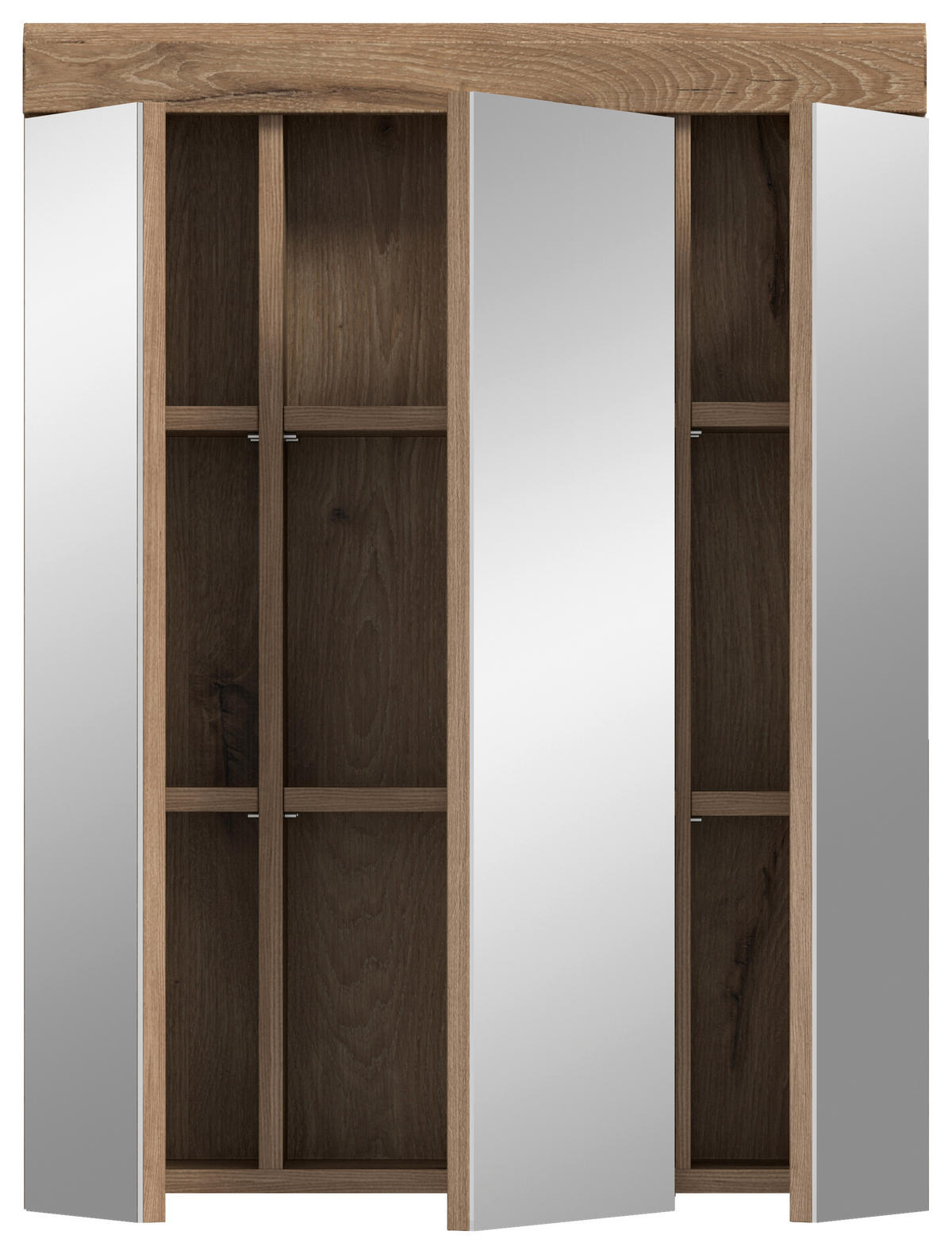 Spiegelschrank Wave Nachbildung B/H/T: ca. 60x79x18 cm Wave - (60,00/79,00/18,00cm)
