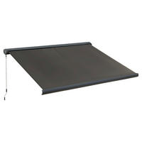 Elektrische Markise dunkelgrau B/L: ca. 250x300 cm Elektrische_Markise - dunkelgrau (250,00/300,00cm) - Outsunny