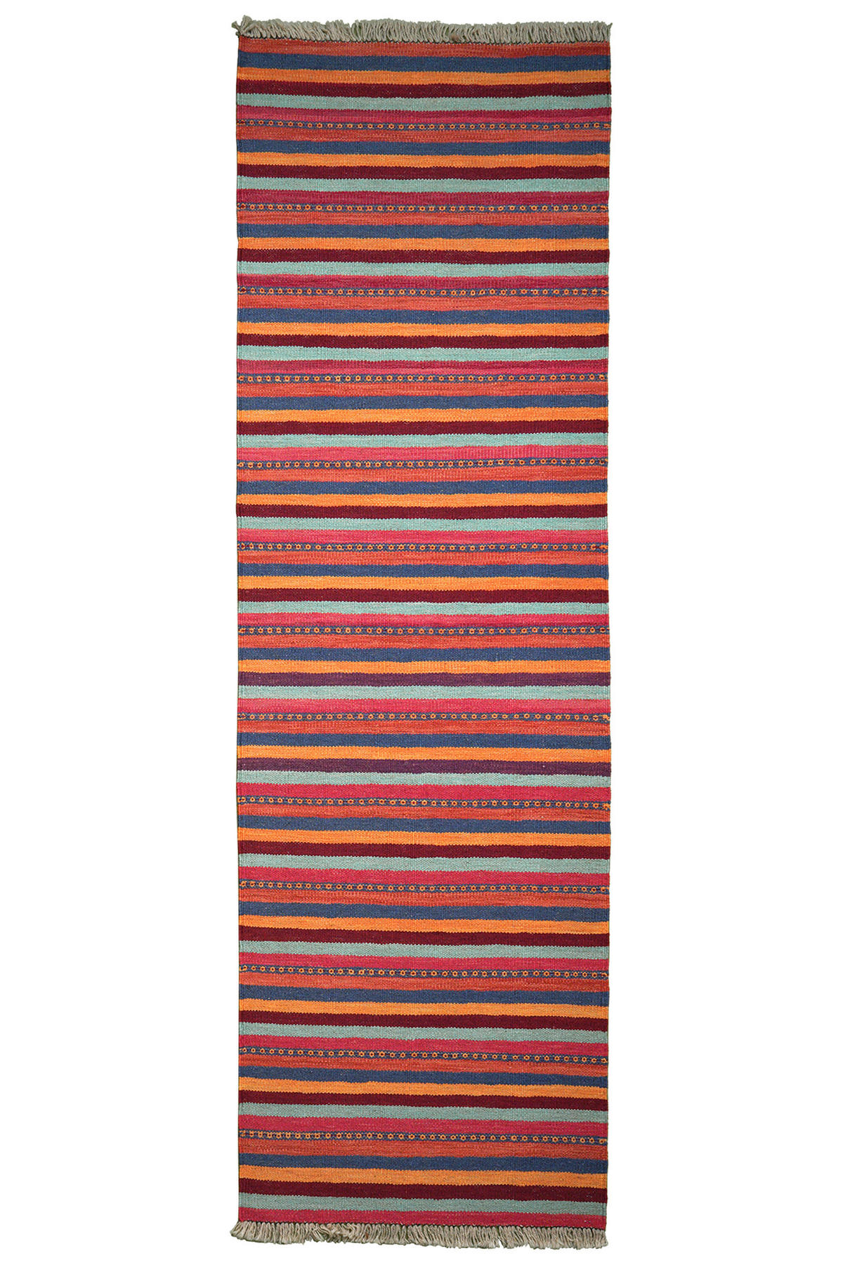 Teppich multicolor B/L: ca. 64x204 cm Teppich Kelim Gashgai - multicolor (64,00/204,00cm)