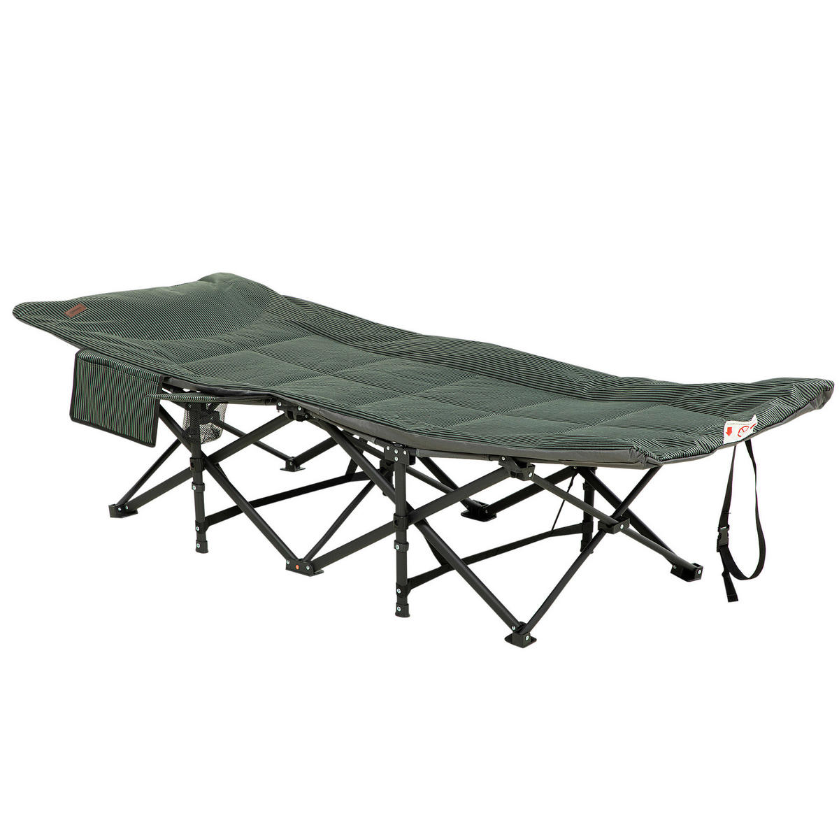 Outsunny Campingartikel B/H/L: ca. 186x68x48 cm Feldbett - grau (48,00/186,00/68,00cm) - Outsunny