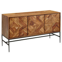 Sideboard rosenholz Nachbildung B/H/T: ca. 123x70x45 cm Sideboard - rosenholz (123,00/70,00/45,00cm) - Wohnling