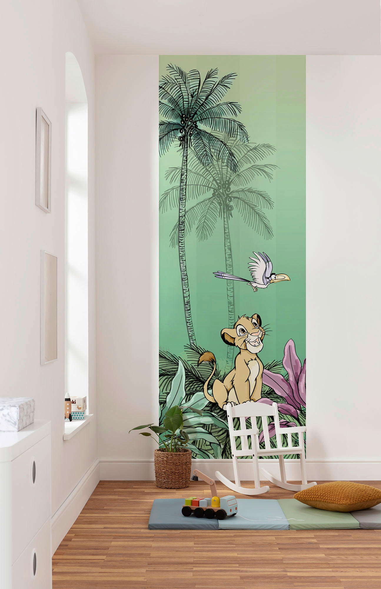 Komar Fototapete Jungle Simba DX2-019 B/H: ca. 100x280 cm Jungle Simba DX2-019 - (100,00/280,00cm) - Komar