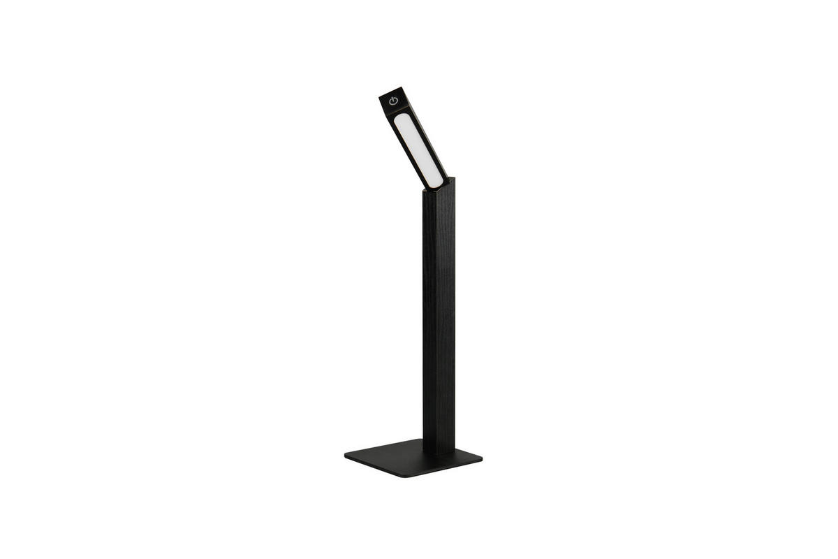 Reality LED Tischleuchte SKIP mattschwarz MDF B/H/T: ca. 11x37,5x14,5 cm 1 Brennstellen Skip - mattschwarz (11,00/37,50/14,50cm) - Reality