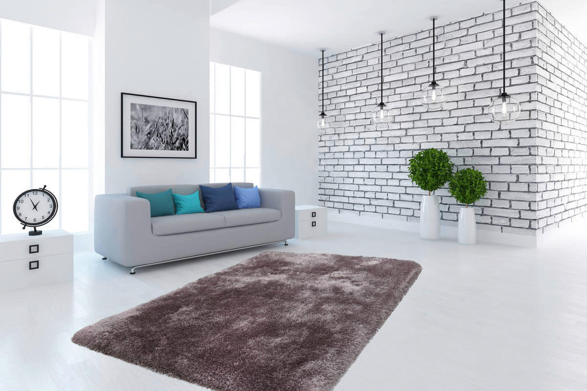 360Living Teppich Cosy silber B/L: ca. 200x290 cm Cosy - silber (200,00/290,00cm) - 360Living