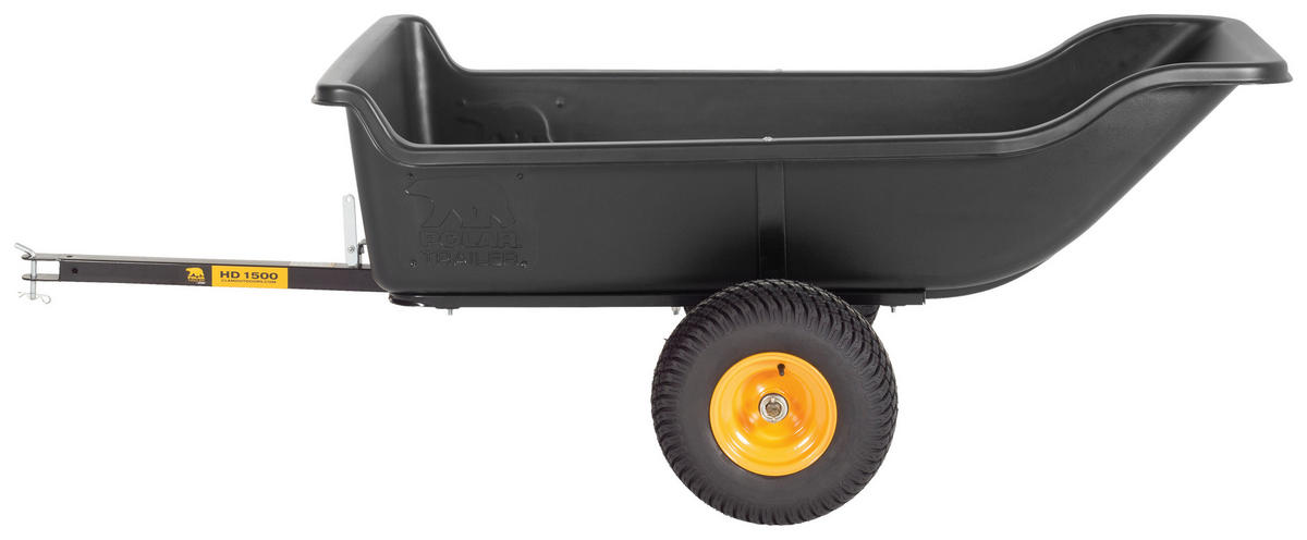 Polar Anhänger Trailer schwarz Stahl B/H/L: ca. 137x79x249 cm Trailer - schwarz (249,00/137,00/79,00cm) - Polar