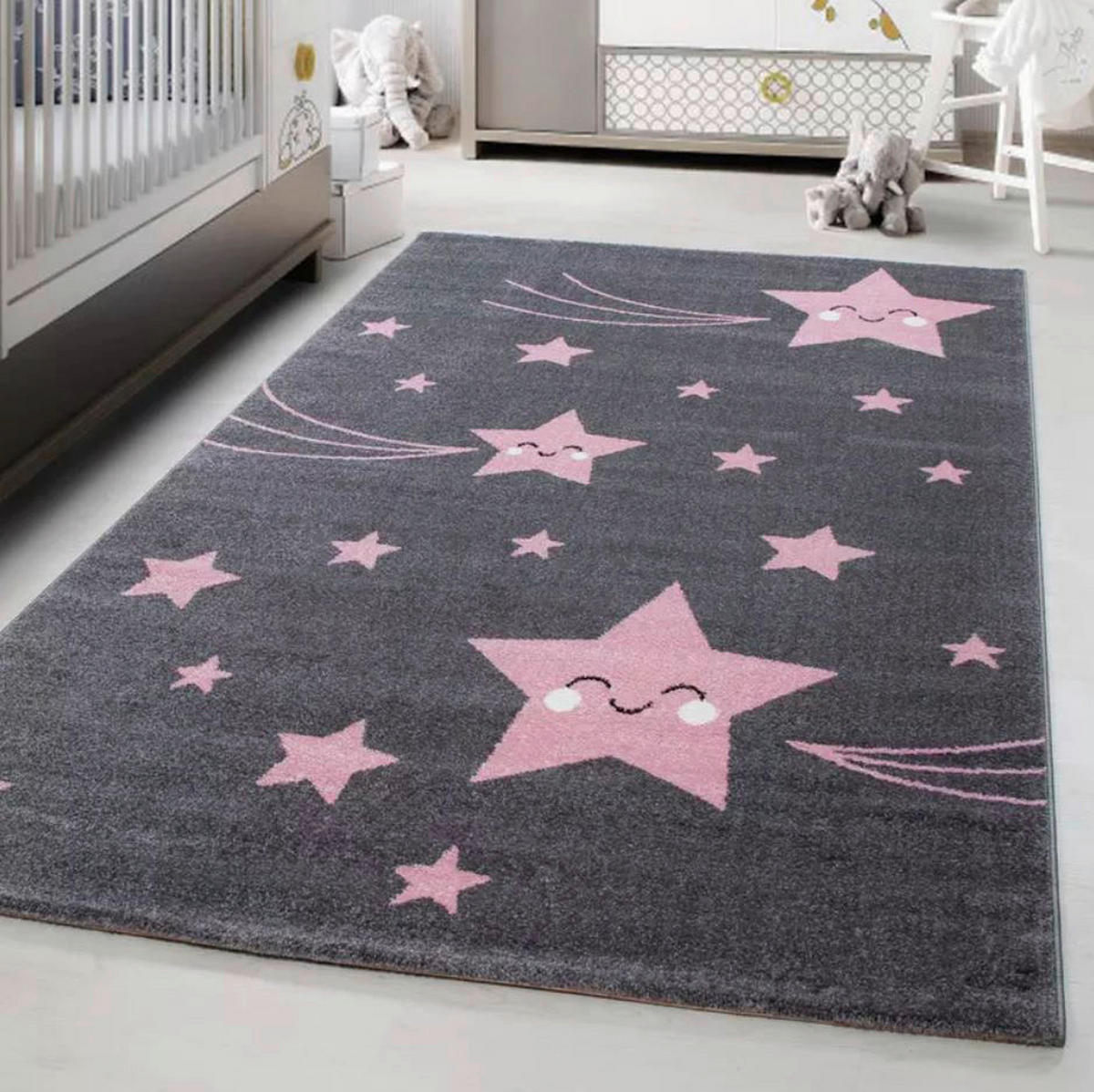 Ayyildiz Teppich KIDS pink B/L: ca. 80x150 cm KIDS - pink (80,00/150,00cm) - Ayyildiz