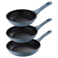 SAN IGNACIO Pfannen-Set NIZA blau Aluminium NIZA - blau/schwarz - SAN IGNACIO