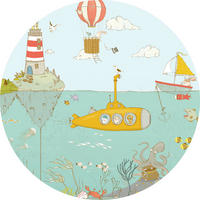 Komar Fototapete Underwater D: ca. 125 cm Underwater - (125,00cm) - Komar