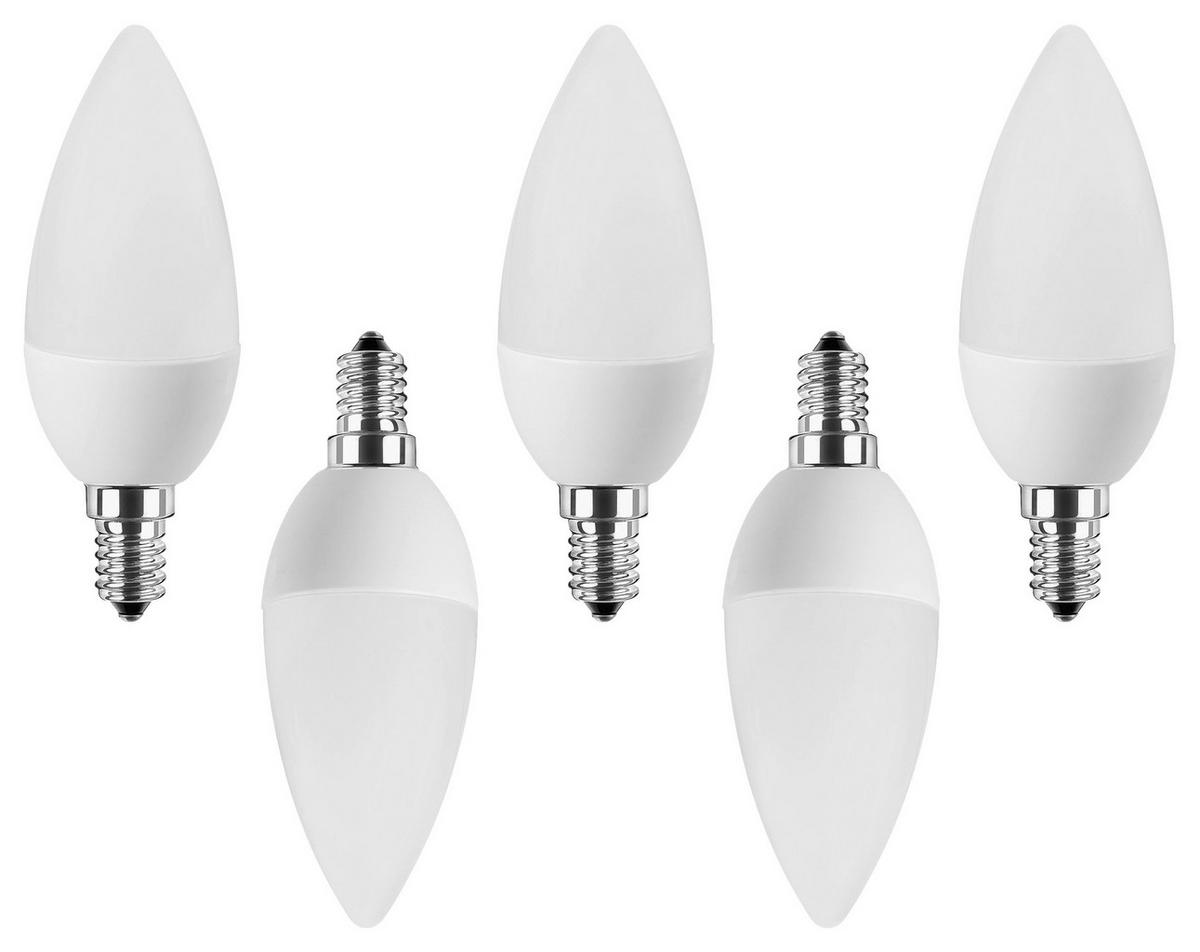 Blulaxa Kerzenlampe 49224 E14 LED-Kerzenlampe_5erPack_Blulaxa E14 - weiß (3,50cm) - Blulaxa