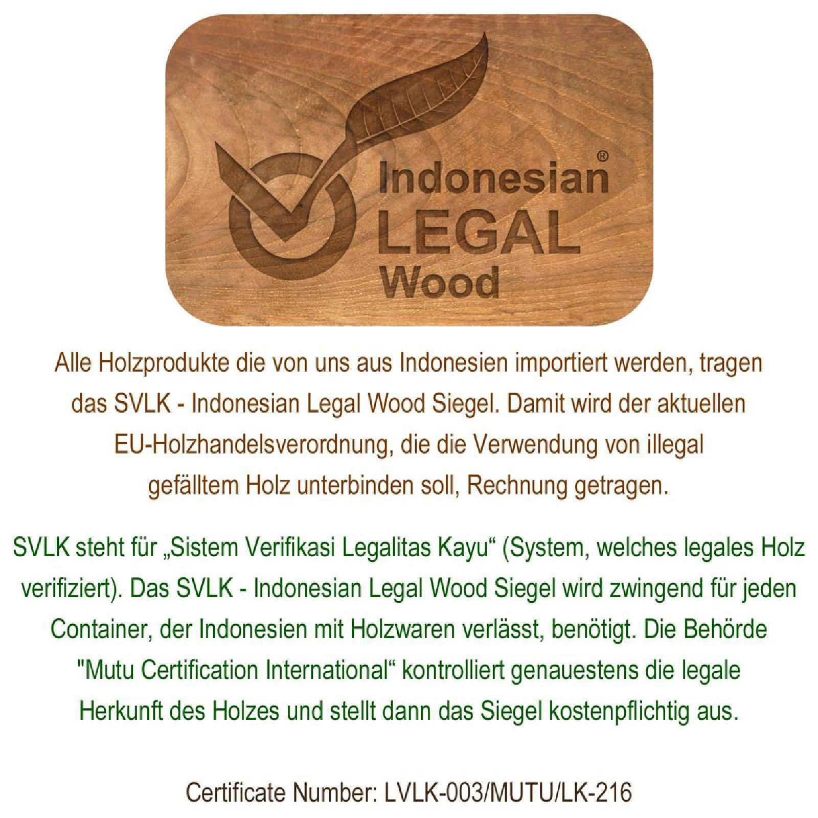 VCM Gartenbank natur Holz B/H/T/L: ca. 6...