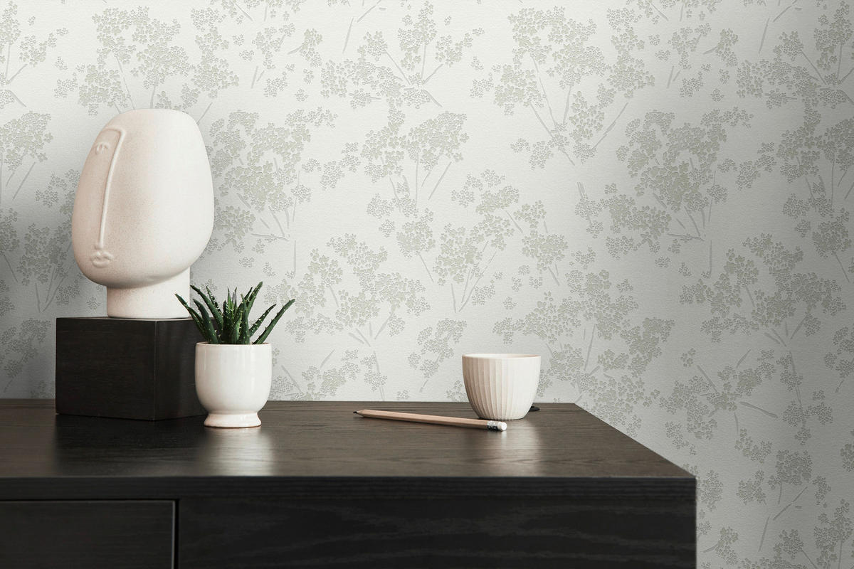 A.S.Creation Vliestapete grau grün B/H/D: ca. 53x1005x8,6 cm Vliestapete - grün/grau (8,60/1005,00cm) - A.S.Creation