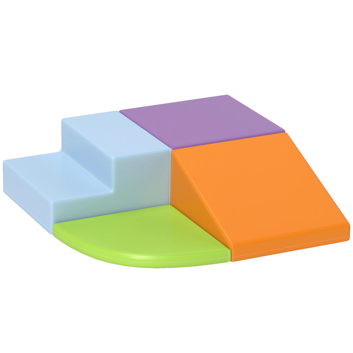 HOMCOM Bausteinset B/H/L: ca. 45x25x45 cm Bausteinset - multicolor (45,00/45,00/25,00cm) - HOMCOM
