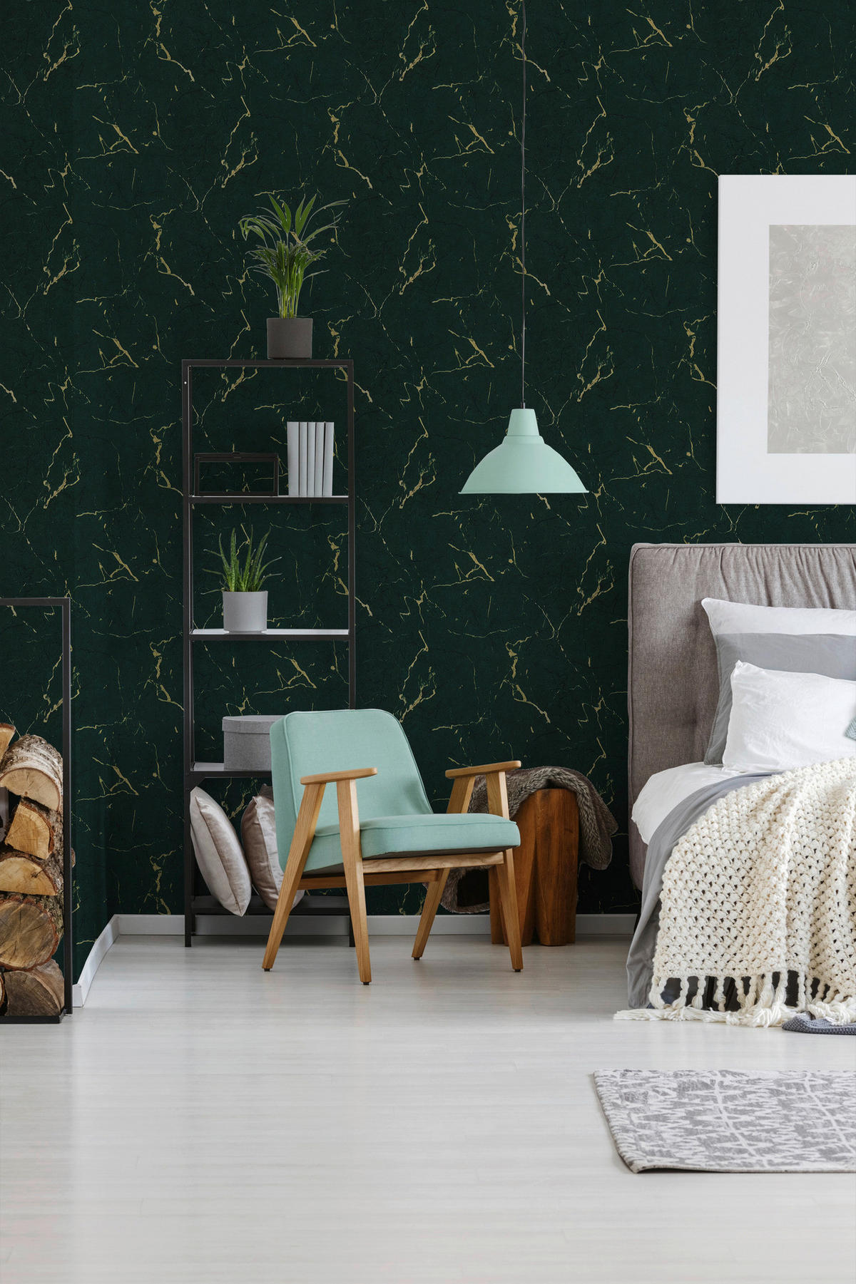 A.S.Creation Vliestapete gold B/H/D: ca. 53x1005x7,4 cm Vliestapete - gold (7,40/1005,00cm) - A.S.Creation