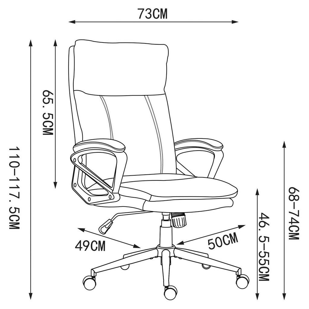 Thumbnail - Chefsessel POCOLine grau Stoff