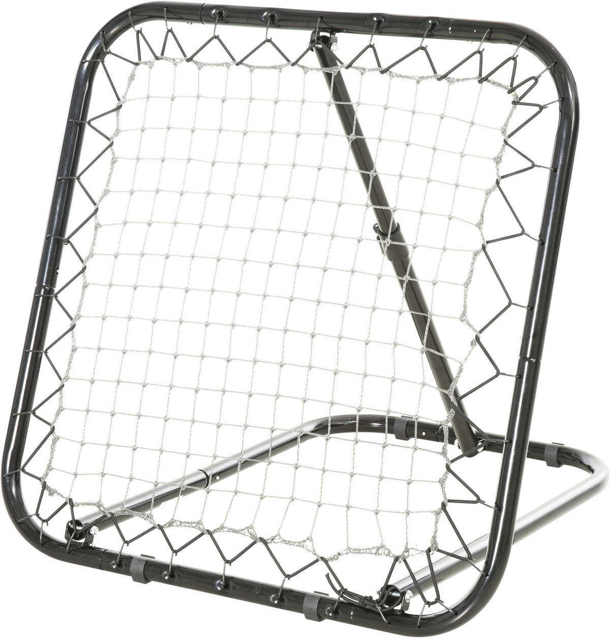 HOMCOM Rebounder schwarz B/H/T: ca. 84x84x11 cm Rebounder - schwarz (84,00/84,00/11,00cm) - HOMCOM