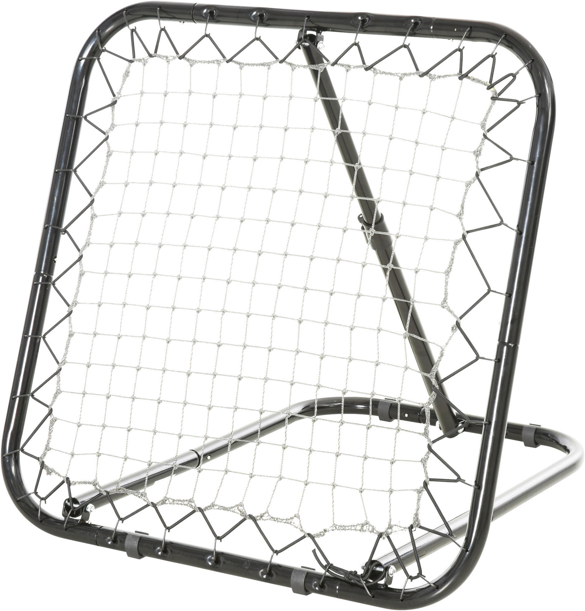 HOMCOM Rebounder schwarz B/H/T: ca. 84x84x11 cm